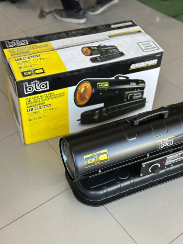 CALEFACTOR CAÑON INDUSTRIAL DIESEL/KEROSENE BTA 17.640 kCAL/H - Imagen 2