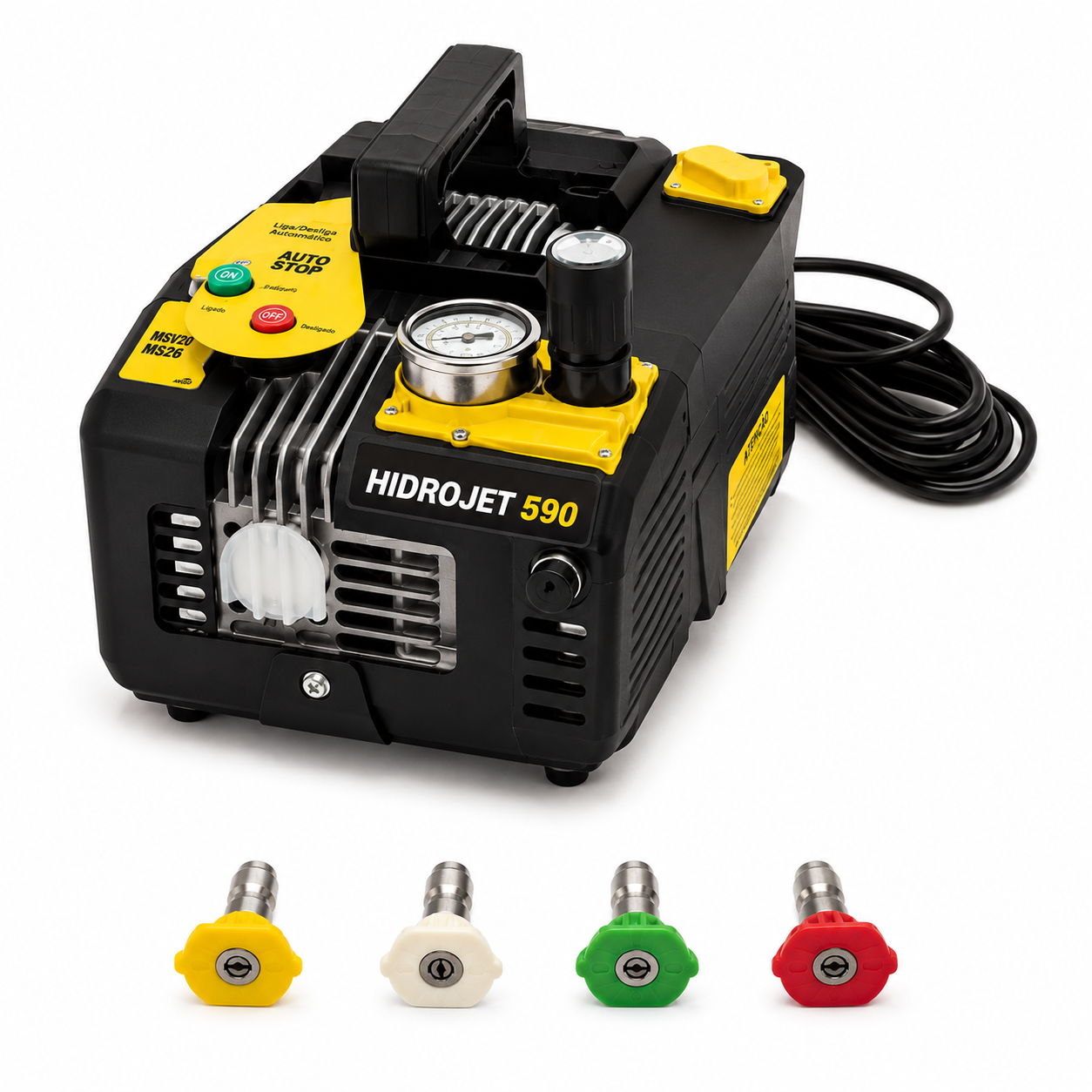 Hidrolavadora HIDROJET 590 | Profesional 8 Lts/min | 130 Bar | 3HP | 220V - Imagen 4